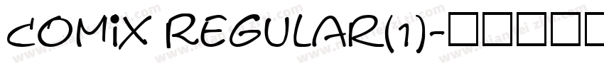 Comix Regular(1)字体转换